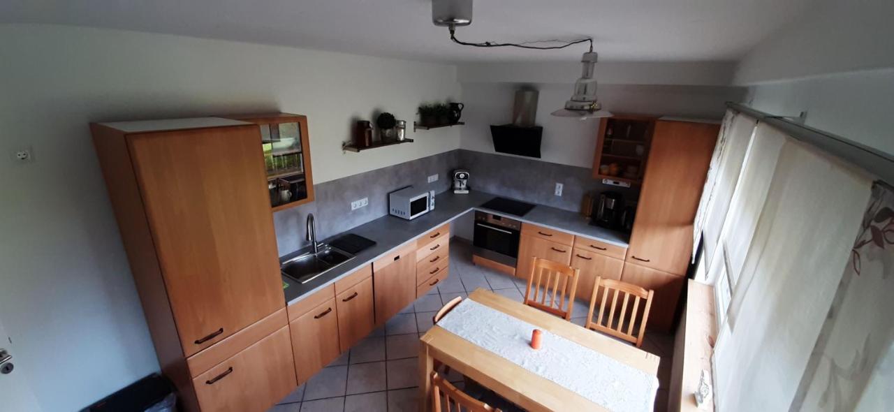 Ferienwohnung Schoene Aussicht Am Rothaarsteig Bad Laasphe Exterior photo